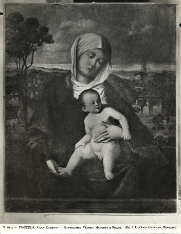 Istituto Italiano d'Arti Grafiche — Piazzola, Villa Camerini - Bartolomeo Veneto: Madonna e Figlio. — insieme